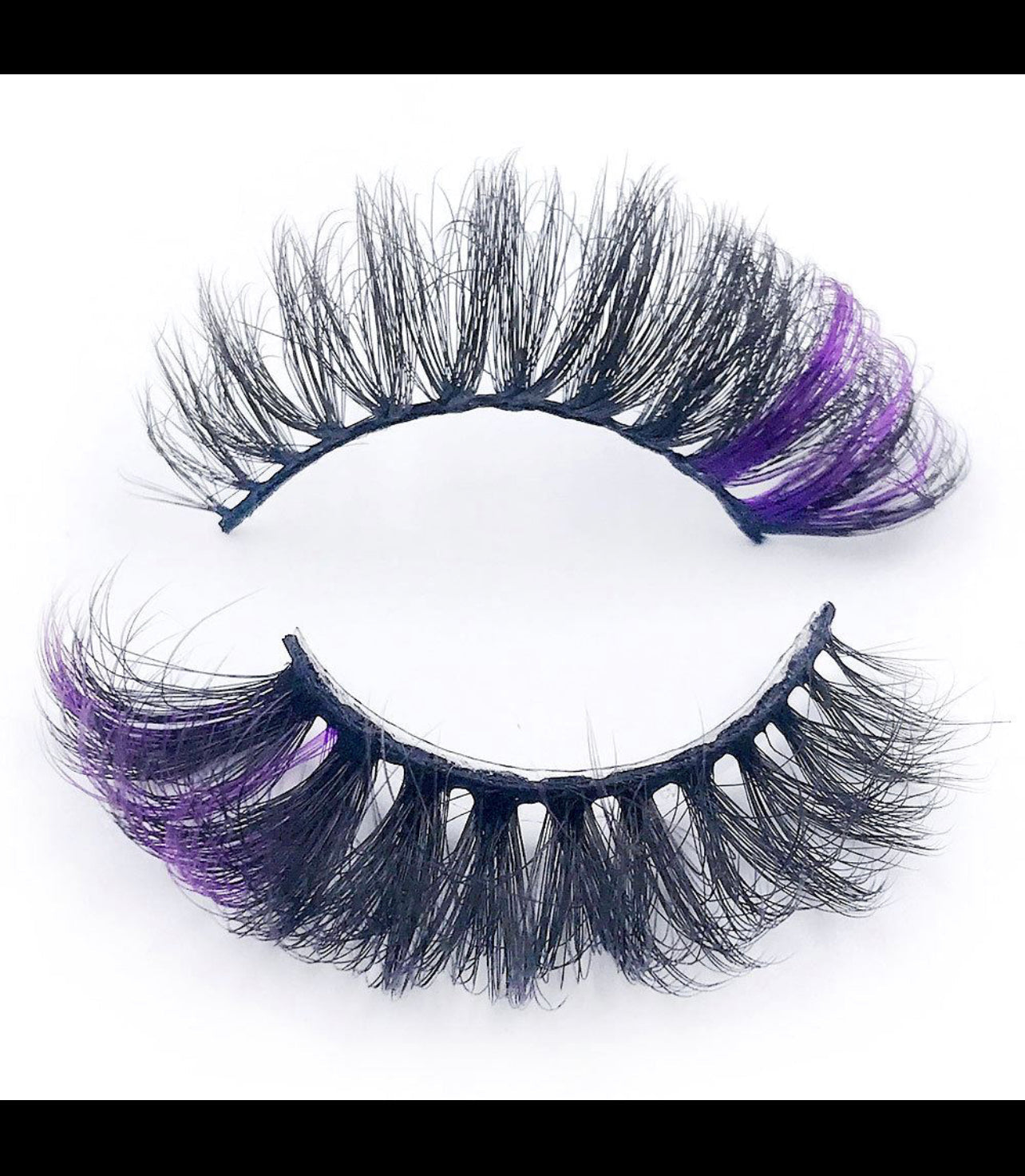 Lashes- Black/ Purple Pop